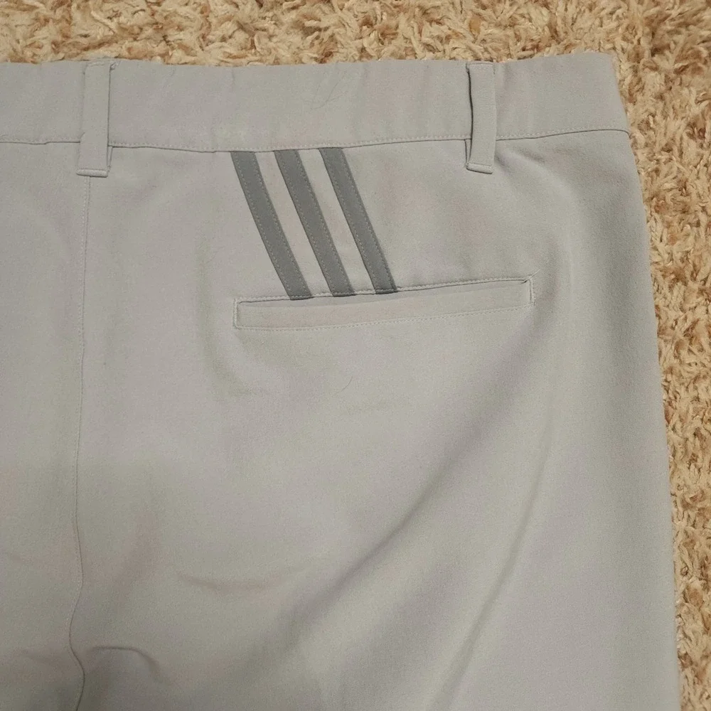 Adidas Golf Pants Mens‎ 38x30 Gray Ultimate365 Stretch Straight Leg Athletic